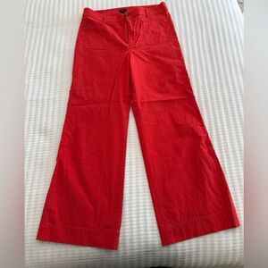 J. Crew Lizzie Red Pants